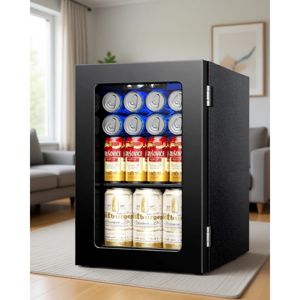 Home Bar Shelf - Mini-réfrigérateur pour 24 canettes, refroidisseur de