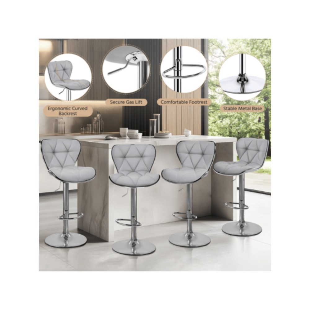 Home Bar Stools - Lot de 2 tabourets de bar