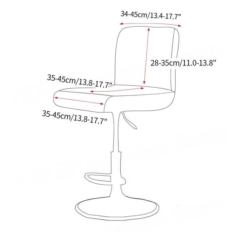 Housse de chaise en Jacquard p - Home Bar Seating avis et prix