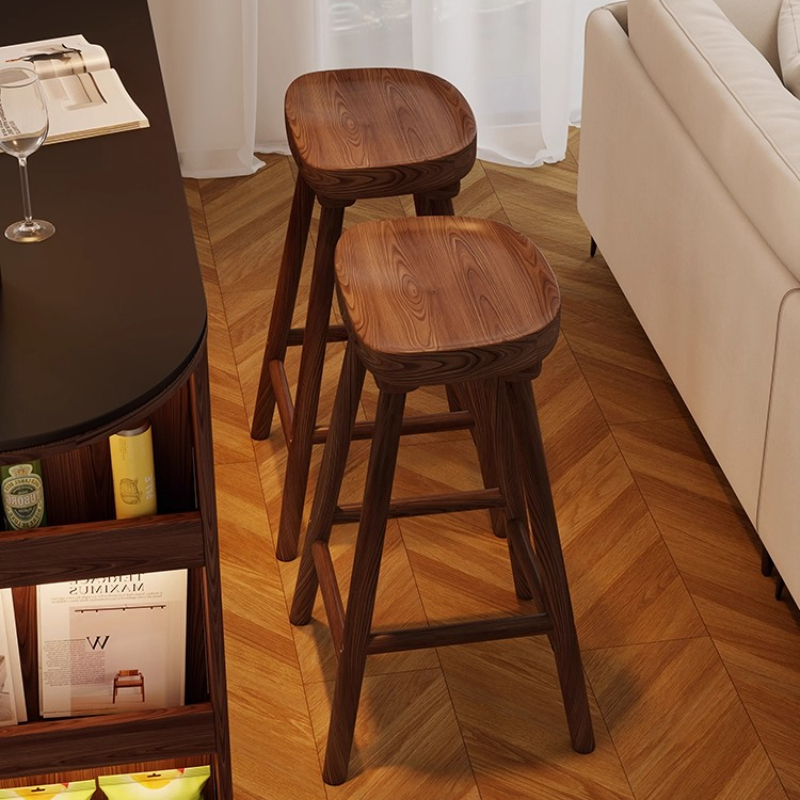 Tabouret de Bar incurvé en boi - Home Bar Seating avis et prix