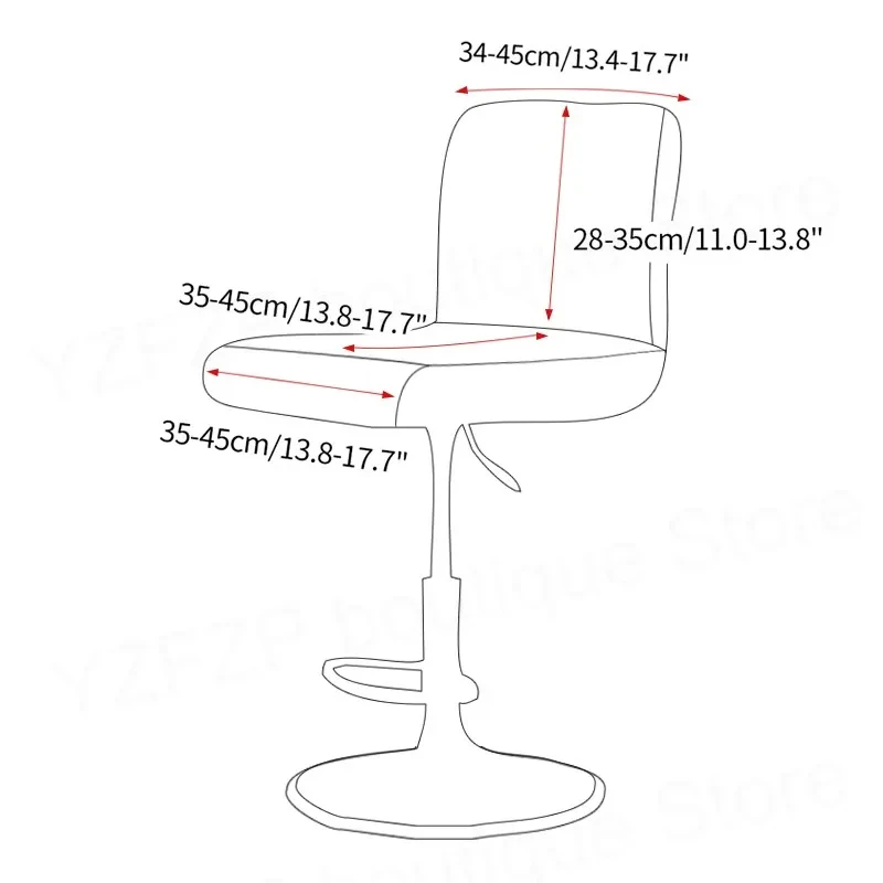 Housse de chaise en velours de - Home Bar Seating avis et prix
