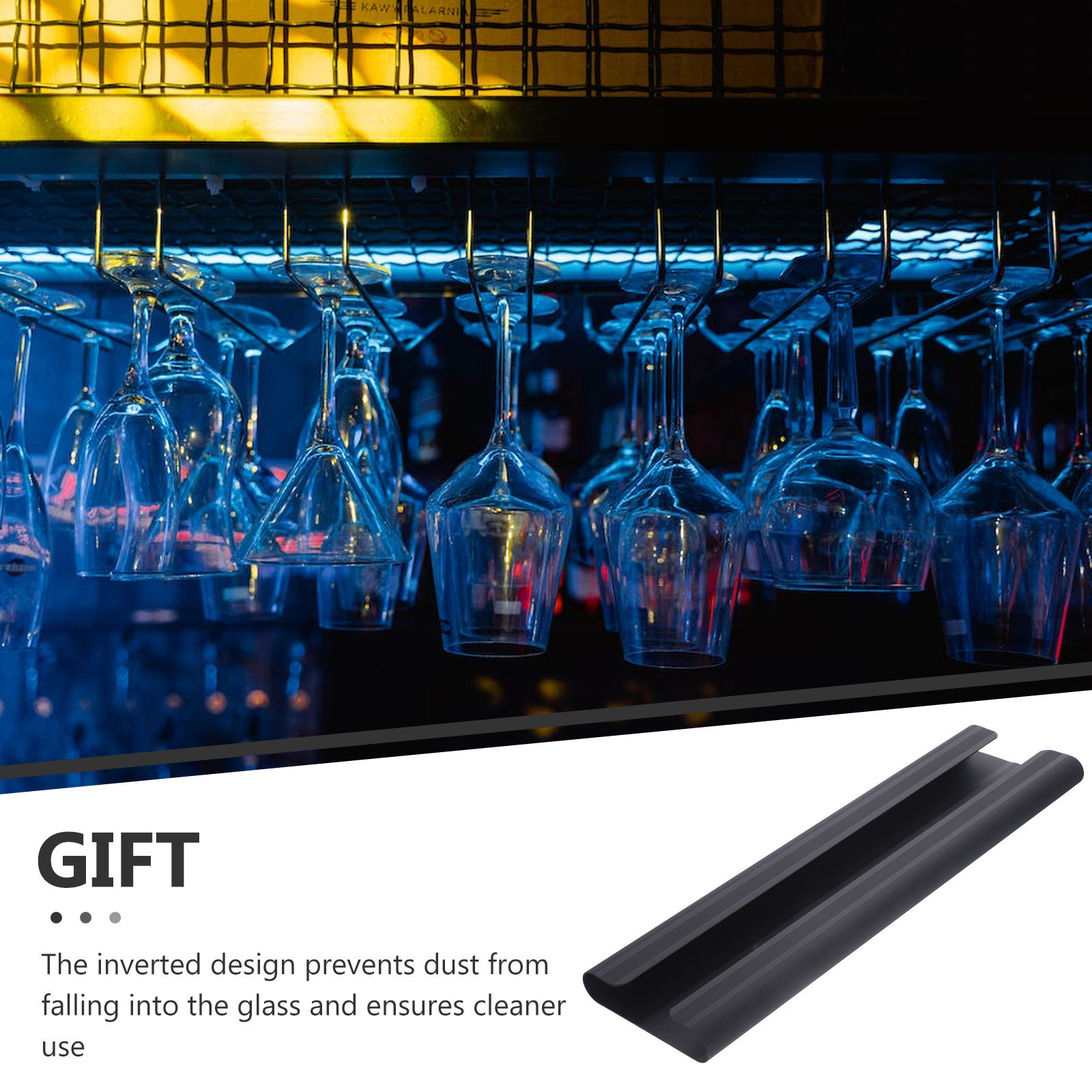 Support à verres à vin en acie - Home Bar Shelf avis et prix