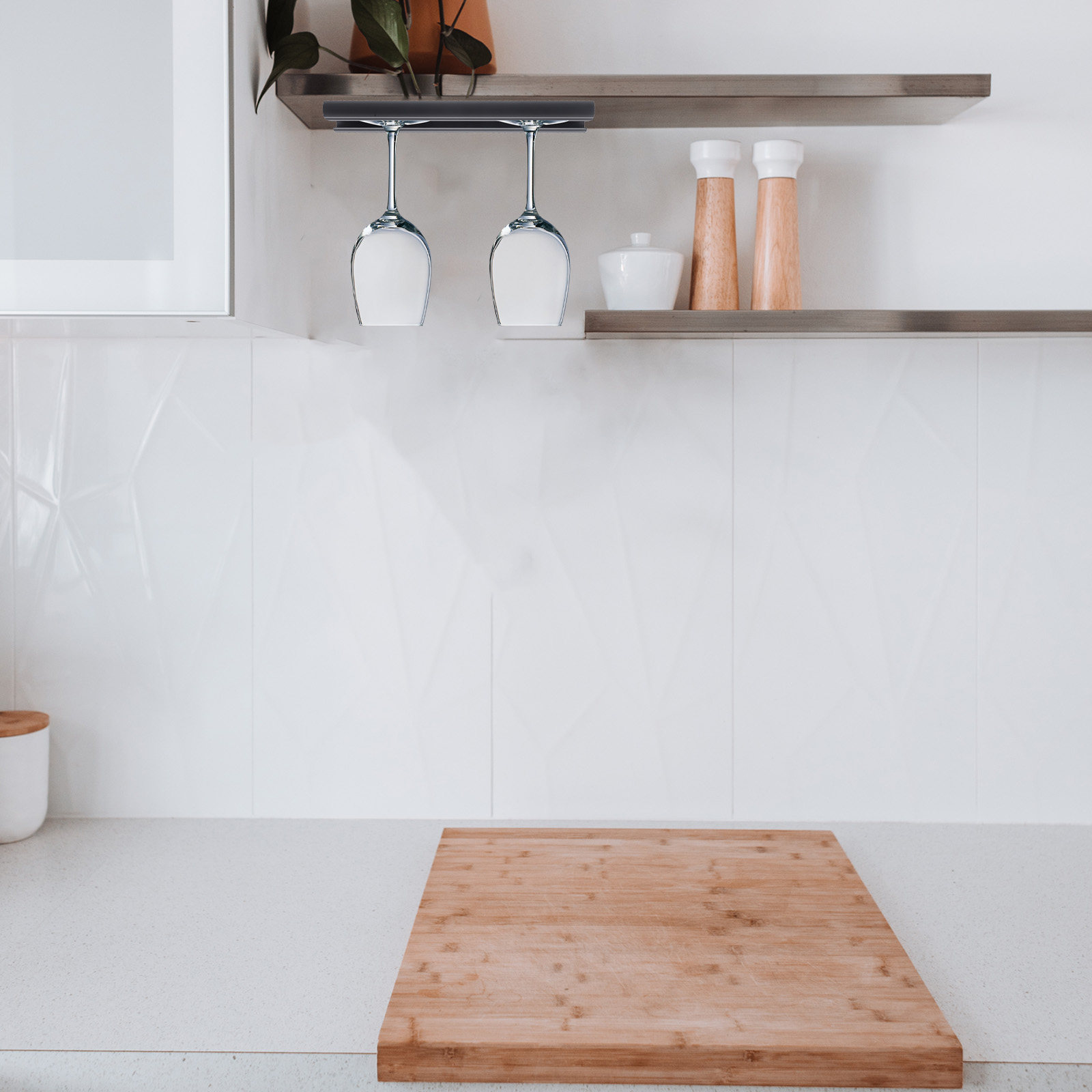 Support à verres à vin en acie - Home Bar Shelf avis et prix